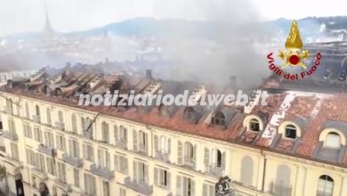 Torino, incendio di piazza Carlo Felice: cos'è successo