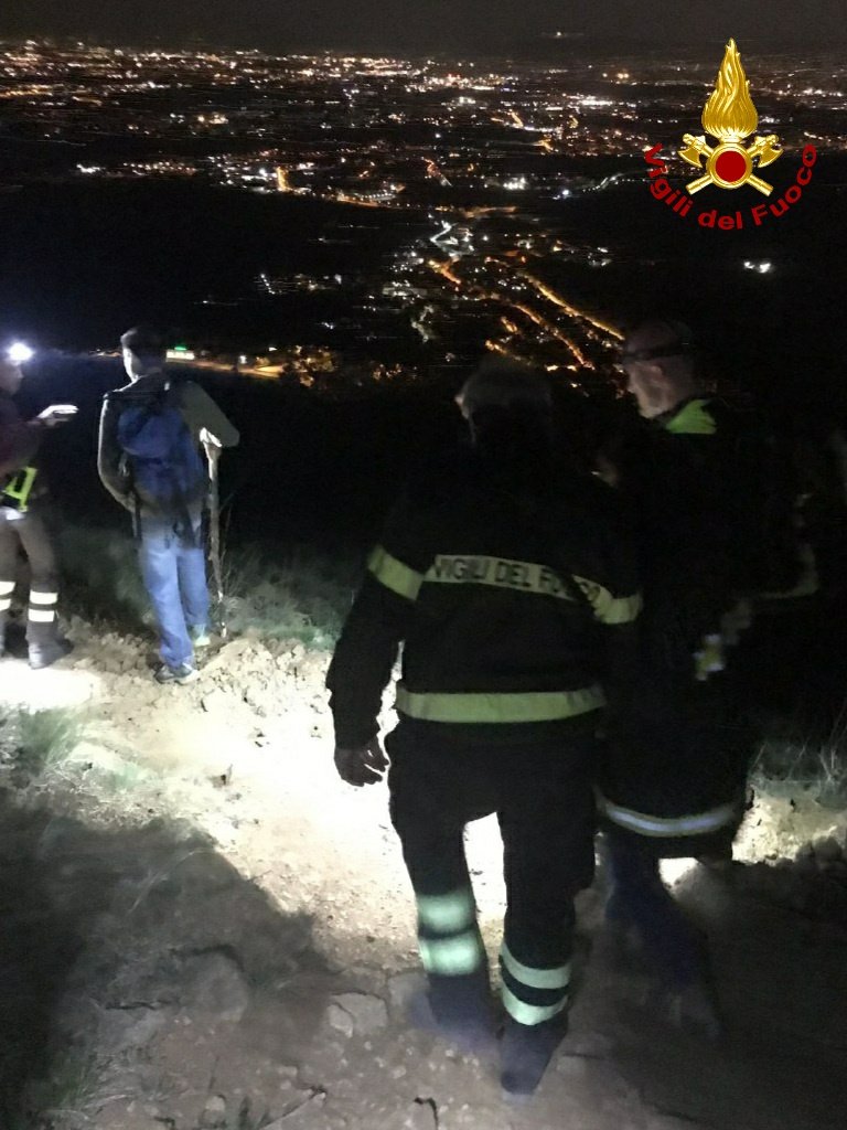 Bloccati sul Monte Musinè escursionisti soccorsi dai Vigili del Fuoco