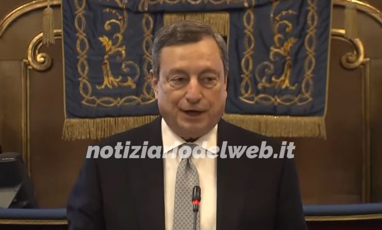 Draghi a Torino il video dell'intervento alla cerimonia di firma del Patto