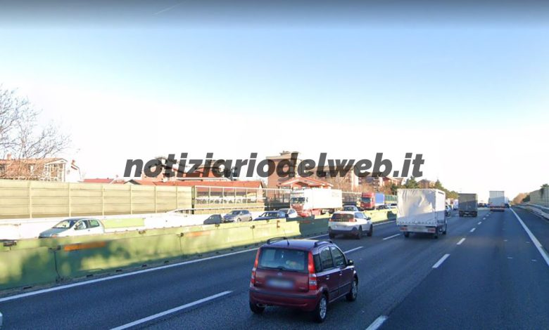 Incidente Tangenziale Torino oggi 19 aprile 2022 altezza Pianezza