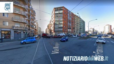 Incidente Torino oggi 20 giugno 2022: scontro tra tre auto in zona Lesna