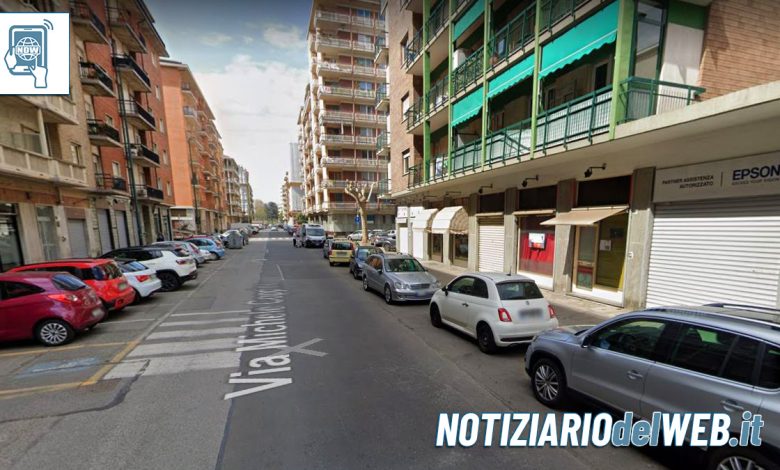 Torino, incidente in via Michele Coppino: auto contro vetrina