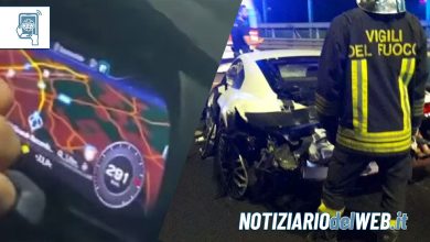 Incidente Roma Raccordo Audi R8 si schianta a 290kmh VIDEO
