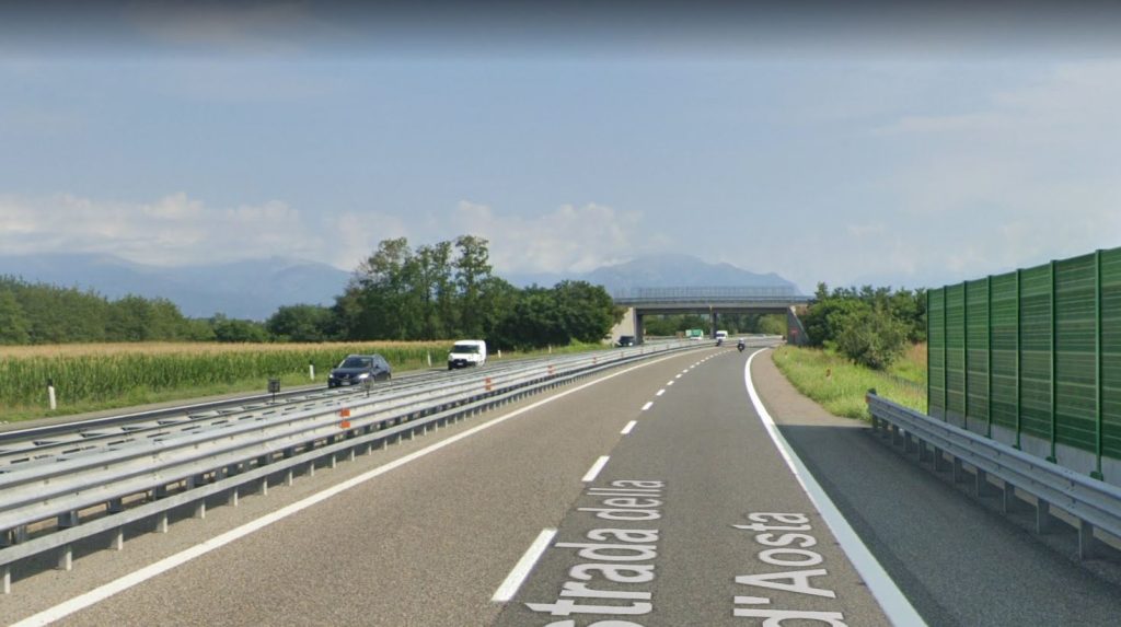 Incidente Foglizzo A5 Torino-Aosta oggi 4 agosto 2022