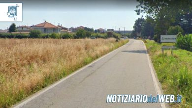 Incidente Villareggia Mazzè 7 agosto 2022 trattore ribaltato