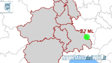 Terremoto in Piemonte oggi 19 settembre 2022: lieve scossa a Pozzol Groppo