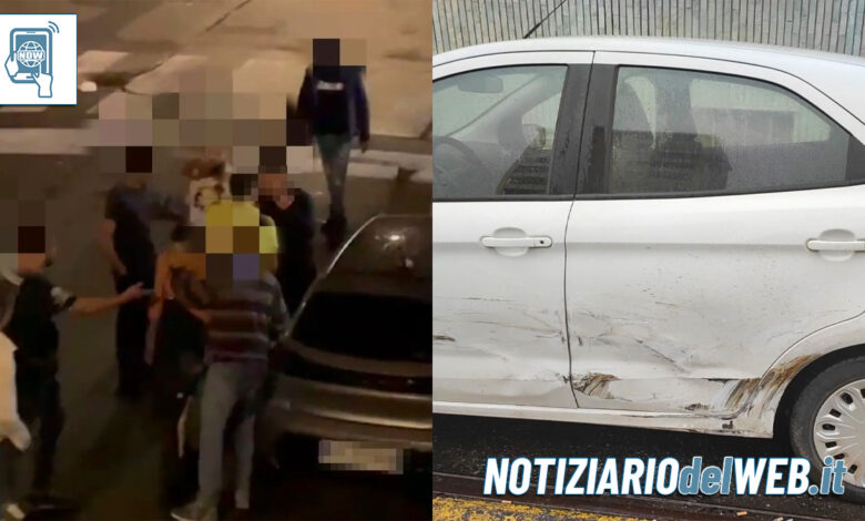 Rissa con martelli e spranghe a Torino Barriera di Milano: danneggiata un'auto