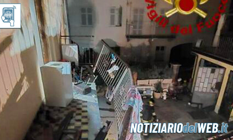Esplosione a Racconigi: palazzina sventrata per una fuga di gas