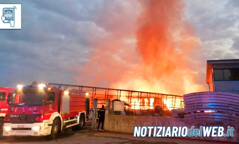 Incendio Torino Villastellone oggi 13 novembre 2022