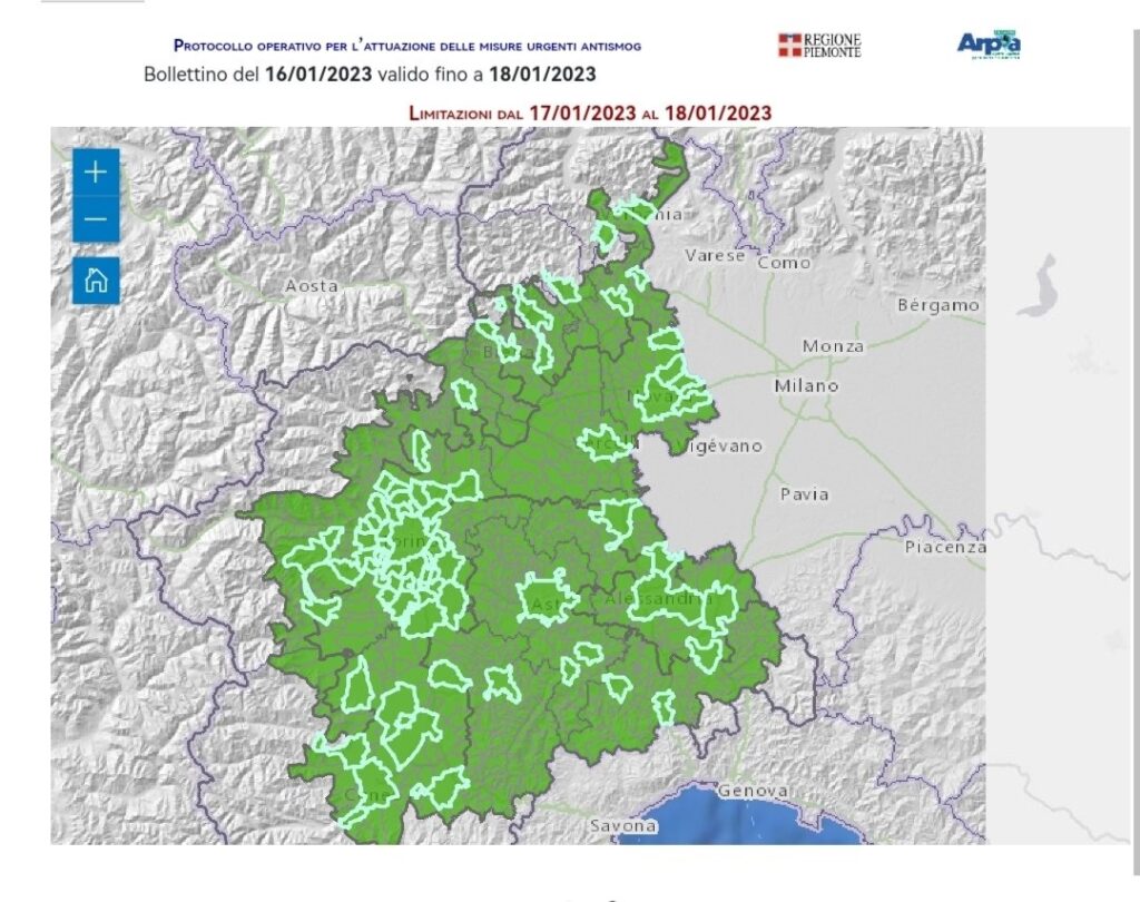 Blocco auto Torino 16 gennaio 2023 da domani si torna a circolare