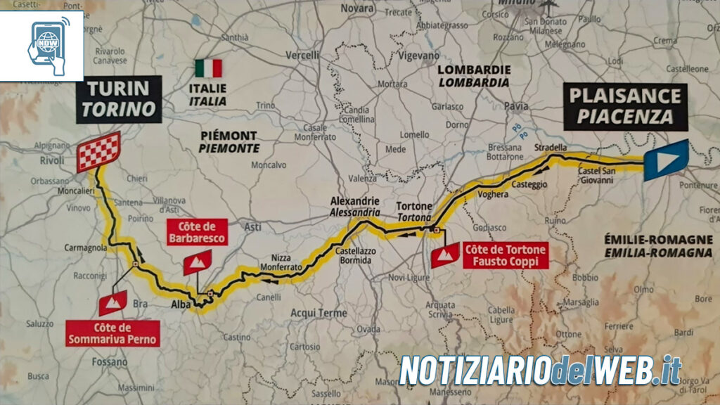 Tour de France 2024: la terza tappa arriverà a Torino