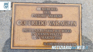 Goffredo Varaglia, la lapide in Piazza Castello a Torino: ecco chi era