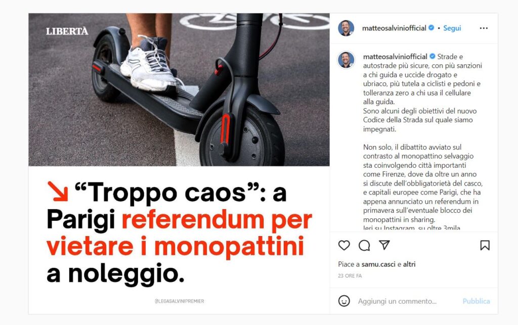 Stop ai monopattini: le proposte dei sondaggi