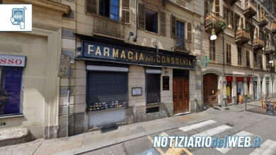 Torino rapina alla Farmacia della Consolata, in via delle Orfane