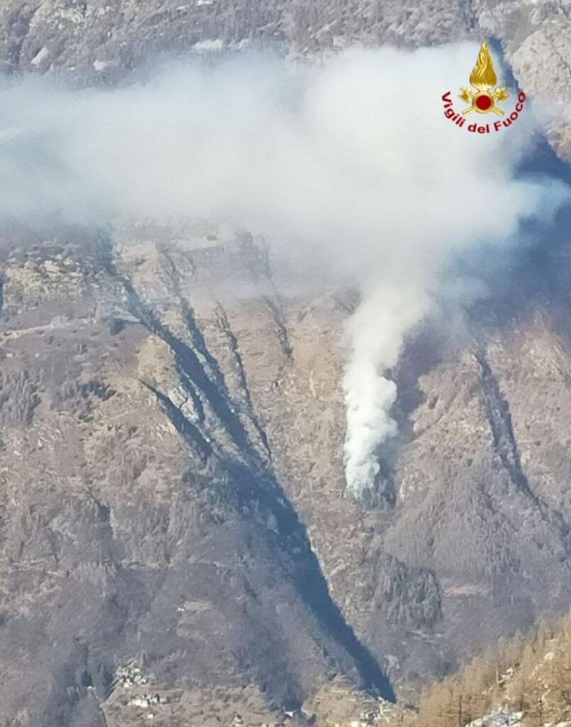 Incendio Domodossola: bruciati oltre 100 ettari di bosco [+VIDEO]