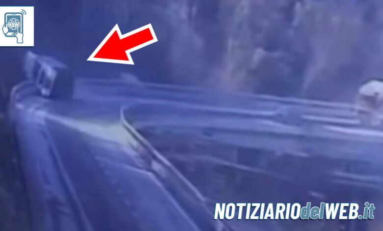 Incidente camion Torino-Savona: il video dello schianto
