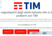 Tim down oggi 5 febbraio 2023: problemi in tutta Italia
