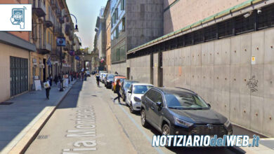 Torino, spacca i vetri delle auto parcheggiate sotto la Mole ripreso dalle telecamere (2)