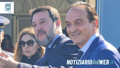 Asti-Cuneo, Matteo Salvini all'inaugurazione del lotto di Alba