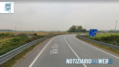 Incidente tra Nichelino e Vinovo 6 aprile 2023 frontale tra due auto, un ferito grave (2)