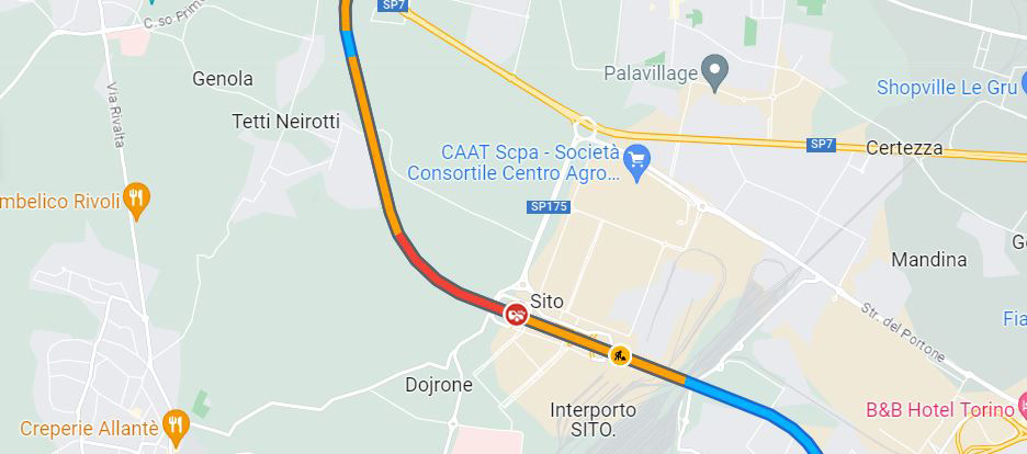 Incidente Tangenziale Torino SITO oggi 29 maggio 2023