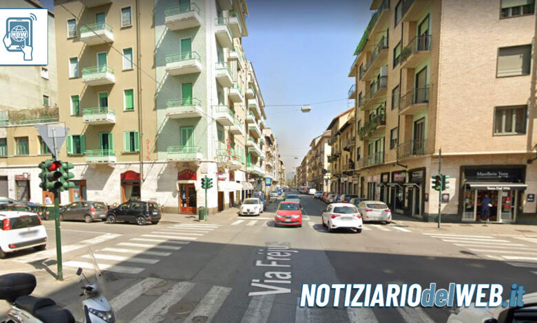 Incidente Torino oggi 26 maggio 2023, tra via Capriolo e via Frejus 