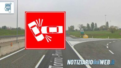 Due incidenti in Tangenziale Torino oggi 26 settembre 2023