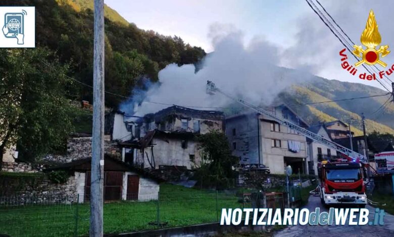 Incendio a Calasca-Castiglione 19 settembre 2023: una vittima
