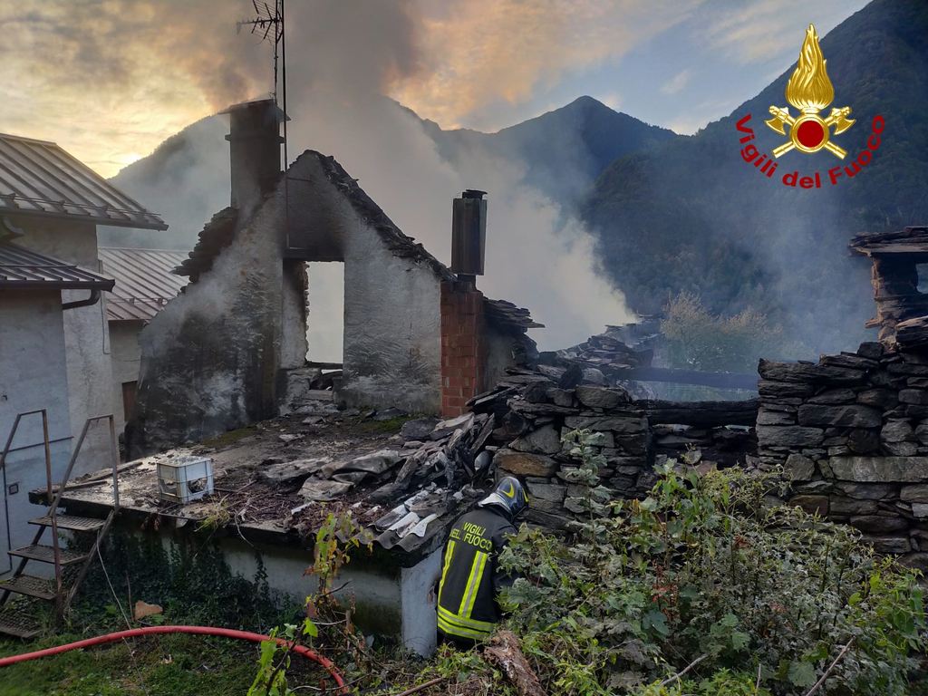Incendio a Calasca-Castiglione 19 settembre 2023: una vittima