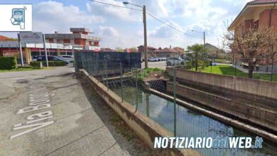 Incidente a Ciriè donna annega nel canale, corpo recuperato a San Maurizio Canavese