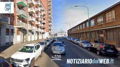 Torino auto danneggiate in via Monte Rosa