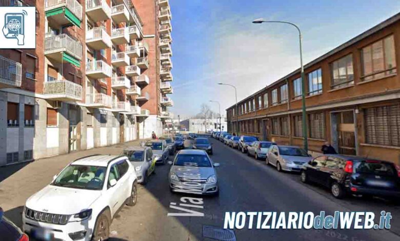 Torino auto danneggiate in via Monte Rosa