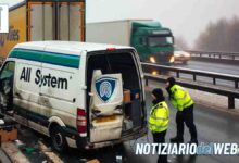Incidente A4 Torino-Milano oggi 4 dicembre, assalto a portavalori chiusa Novara Ovest