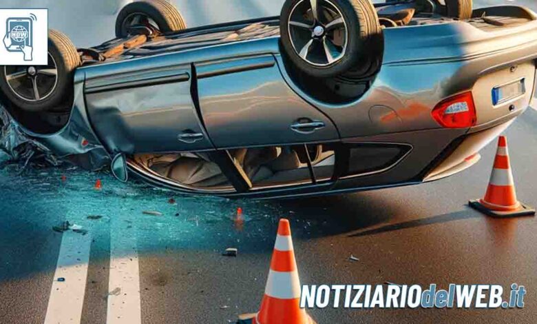 Incidente in Tangenziale a Torino oggi 3 dicembre 2023 altezza Rivoli