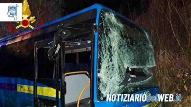 Incidente Cessole frontale tra bus e furgone, morto Alessio Pisano