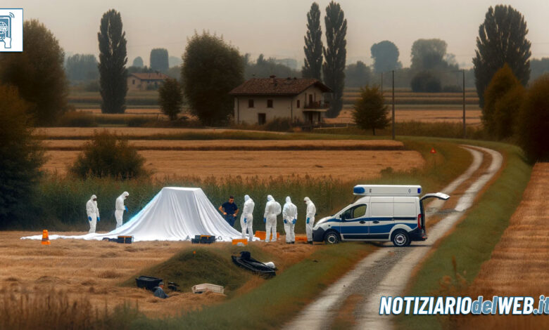 Notizia del rinvenimento di un cadavere umano mummificato a Moncalieri. Intervento dei Carabinieri e accertamenti in corso per l'identificazione.